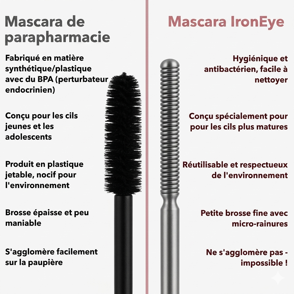 Ironeye - Le mascara spécialement conçu pour les cils matures