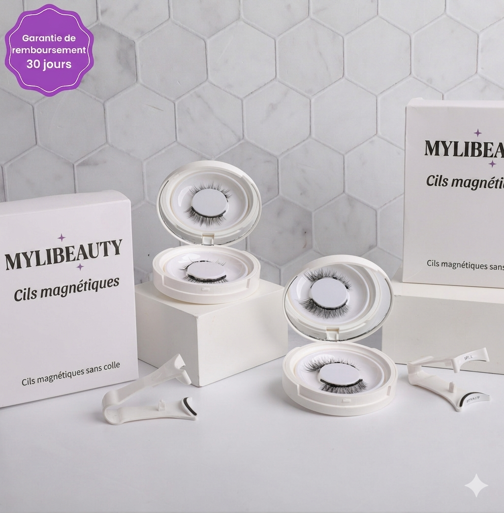 Faux cils magnétiques sans colle MYLIBEAUTY™